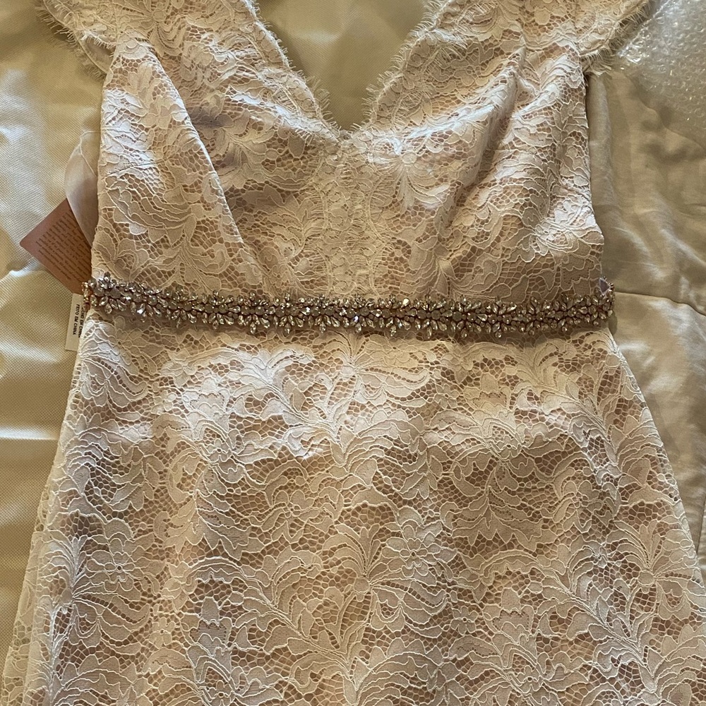 Rose Gold Crystal Bridal Belt